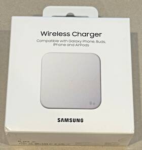 Ep-p1300twegus Samsung Wireless Charger - White 9w / Works With Galaxy Iphone Airpods New