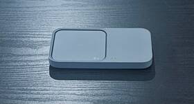 Ep-p5400cbegus Samsung Galaxy 15w Super Fast Wireless Charger Duo Pad Stand Gray Ep-p5400