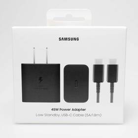 Ep-t4511xbegca Samsung Oem 45w Super Fast Wall Charger Usb-c Cable - New