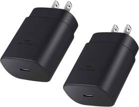 Ep-ta800xwegus Samsung Original Galaxy S25 Edge Super Fast Charging 25w Wall Charger 2 Pack