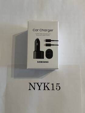 Epl5300xbegww Samsung Original Super Fast Dual Car Charger Usb 45w 15w Two Ports Black