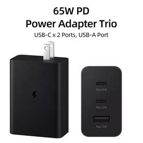 Ept6530 Samsung T6530 65w Pd 3.0 Trio Power Adapter Super Fast Charging Wall Charger Us