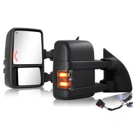 7201b-99-eash-sy Sanooer Towing Mirrors Compatible With 1999-2016 F250 F350 F450 F550 Super Duty Truck