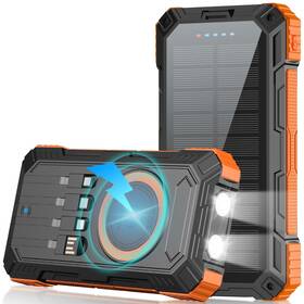 22.5w Saraupup Ps92w Solar Charger Power Bank 49800mah Wireless Portable Phone Qc3