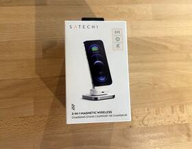 Satechi 810086361236 2 In 1 Foldable Qi2 Wireless Charging Stand