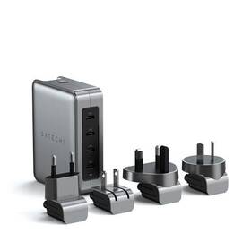 Satechi 879961007515 145w Usb-c 4-port Gan Travel Charger