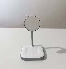 St-wmcs2m Satechi Used Aluminum 2-in-1 Magnet Wireless Charging Stand