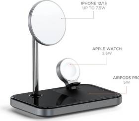St-wmcs3m Satechi 3in1 Magnetic Wireless Charging Stand Free Shipping