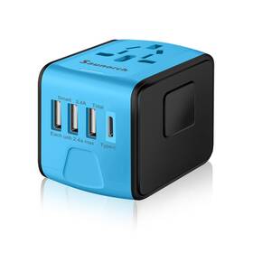 Sl-199-3u-t Saunorch Travel Adapter Worldwide Universal International Power Plug With 2.4a 3