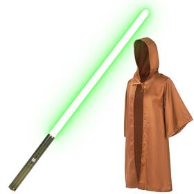 Jj69 Savyor 1 Rainbow Lightsaber And Cloak Dress-up Package 15 Colors Usb Charg... Fast Ship
