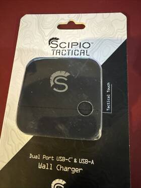Scipio 092533041155 Stpwrac Dual Port 30w Ac Charger