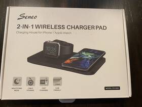 Pa150a Seneo 2 In 1 Wireless Chargerpad Phone Watch Charger Plus A/c