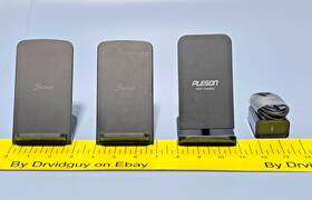 Pa190a Seneo & Pleson Lot Of 3 Wireless Charger Stands 2 And 1 Fast Charge