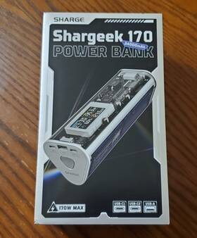Sharge 973154652637 Ends 10/6 11pm Pst Shargeek 170 Power Bank 3 Ports 24 000 Mah White