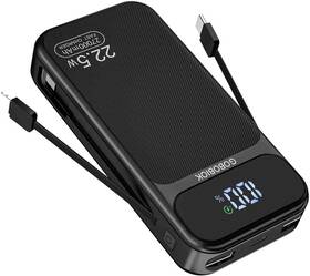 22.5w Shenzhen Hengxin Kerui Technology Co. Ltd 445051987949 Power Bank 27000mah Fast Charging Built-in 2 Cables Portable Charger Por