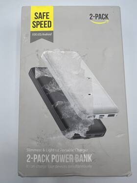 Shenzhen Jincheng Electronic Technology Co. Ltd 313046739798 Feeke Portable-charger-power-bank - 2 Pack 15000mah Dual Usb Power Bank Outpu
