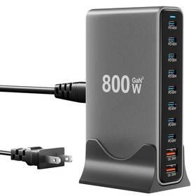 Ymx-800w Shenzhen Jiuzhou Amazon Industrial Co. Ltd 800w Usb C Charger Block 10 Port Charging Station Gan For