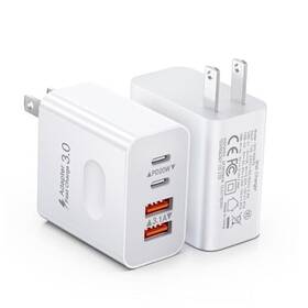 Shenzhen Ofspower Electronic Technology Co. Ltd 445033658676 Usb Charger Block Wall Plug In Charging Blocks Fast Multiport White