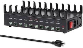 Dm-690 Shenzhen Shunjie Technology Co. Ltd 690w Charging Station For Multiple Devices 20-port Usb C Fast