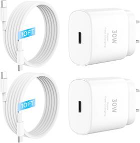 Shenzhen Xihuida Electronics Co. Ltd 791137607520 65w Usb-c Charger Block 6-port Multiport Pd Qc Fast Wall White
