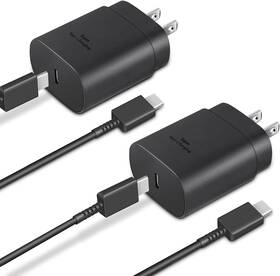 / Shenzhen Yijiapin Trading Co. Ltd. 313051621668 Type C Charger 2-pack 25w Fast Charging Block With 6ft Usb Cabl