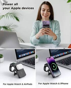 Nq-wb-02 Shenzhen Yongdongke Innovation Technology Co. Ltd Magnetic Portable Charger For Iphone And Apple Watch 10000 Mah Wireless Power