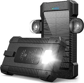 M30000-bk Shenzhenshi Xianboshi Keji Youxian Gongsi Solar Power Bank 38800mah Charger With Suction Cup Mount Three Black