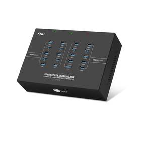 Id-us0611-s1 Siig 20-port Usb 3.0 Hub Black