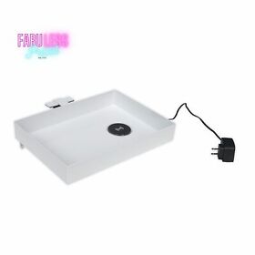 3142801 Simply Essential Wireless Charging Bunk Shelf For Qi-enabled Gadgets White New
