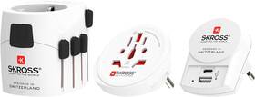 1.302500 Skross 1.3025 Pro World Usb Travel Adaptor With Charging Port 2400 Ma