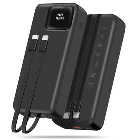 22.5w Skyvast 738191442575 Portable Charger 20000mah Power Bank With 2 Built-in Cables Fast Char