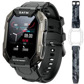 Slothcloud 761312263063 Smart Watches For Men Women Fitness Activity Tracker Watch With Heart Rate Bl