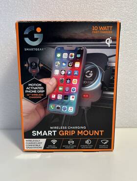 Smartgear 030698066682 Wireless Charging Smart Grip Mount Iphone Phone Charger