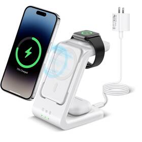 Smtcsl 901351394906 3 In 1 Wireless Charging Station Fast Charger Stand Compatible For Ip