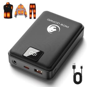Yj-780a Snow Leopard 744243694625 Heated Vest Battery Pack 7.4v 16000mah Power Bank For Jacket With Led