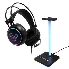 Soar 192129078470 Nfl Led Gaming Headset And Stand Houston Texans One Size