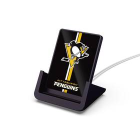 Nhl-wcp4-pgs Soar Nhl Cell Phone Wireless Charging Stand V.4 Pittsburgh Penguins