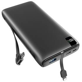 22.5w Soaraise B02px Portable Charger With Built In Cables - 26800mah Power Bank Us