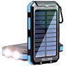 Solar Power Bank Yelomin 20000mah Portable Charger Waterproof Backup