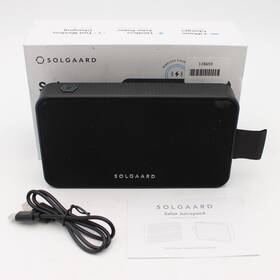 Solgaard 842614100055 Solar Juicepack 15000mah Compact Lightweight Design Waterproof In Black