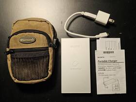 Cpf10l Sony 027242283350 Cycle Energy 10000mah Portable Power Bank In Nice Samsonite Camera Bag