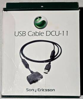 Dcu-11 Sony Ericsson Usb Cable - Mobile Phone & Pc Link 095673175438 Installation Cd-rom