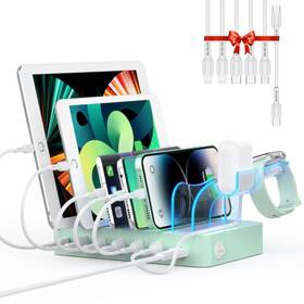 Soopii 971008018981 60w/12a 6port Charging Station For Multiple Devices Pd 20w Usb C Fast F