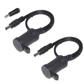 Sp-41-1 Sparking 2 Pack Cigarette Lighter To Dc 5.5mm X 2.1mm Jack Adapter -12v Female So