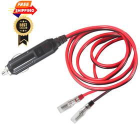 Sp-76-820 Sparking 2ft 12volt Replacement Cigarette Lighter Male Plug With Leads 2ft-1pack Red