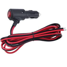 Sp-tin-6ft01 Sparking 12v Cigarette Lighter Plug With On Off Switch - 6ft 16awg Fused 15amp Male Pl