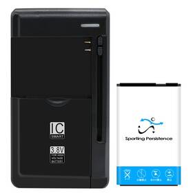 B470 Sporting Persistence B471 High Capacity 1600mah Li Ion Battery Desktop Charger For Lg True B460