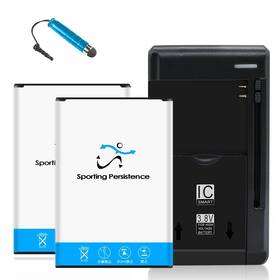 H634 Sporting Persistence 2x 5570mah Extended Slim Battery Excellent Charger Stylus F Lg G Stylo Usa