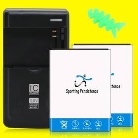 I9190l Sporting Persistence Large Power 2x 5170mah Battery Portable Charger F Samsung Galaxy S4 Mini