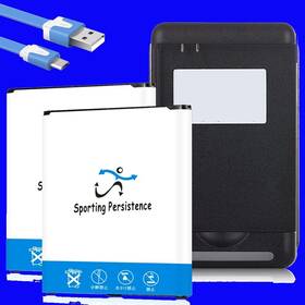 Sm-j337t Sporting Persistence For Samsung Galaxy J3 Star Long Endurance 2x 3700mah Battery Charger